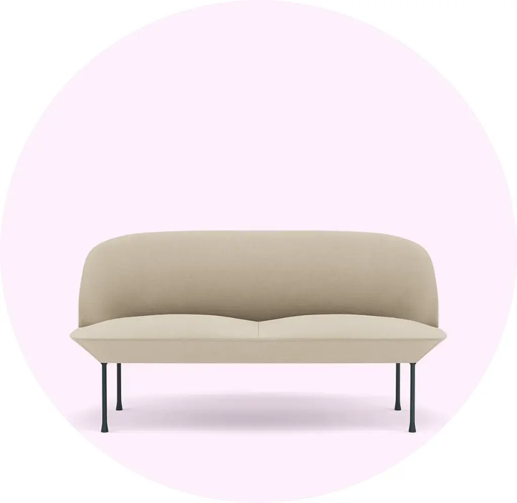 Canapé 2 places Oslo (Muuto) - Accueil
