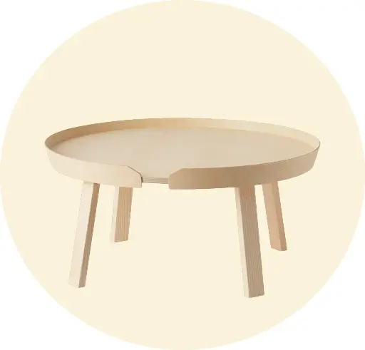 [MUUT0188] Muuto - Around coffee Table ø72cm - Accueil