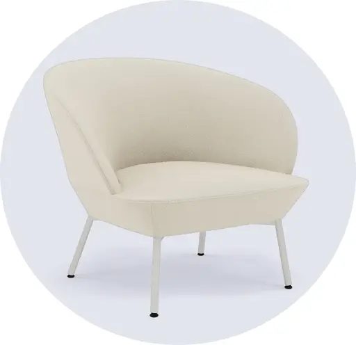 [MUUT0242] Muuto - Oslo Fauteuil Lounge - Accueil