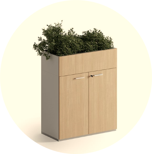 [MDD0065] Armoire avec jardinière (MDD) - Box rendez-vous 