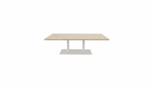 [CORB0071] Table Corbetta - L 140 CM X h 75 CM - plateau stratifié effet chêne naturel, chant chêne naturel - Espace convivialité
